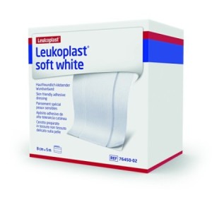 Pansements - Pansement Leukoplast Soft White 8 cm x 5 M