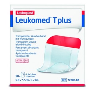 Pansements Absorbants - Pansement Imperméable - Adhésif - Transparent | Leukomed T Plus