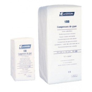 Compresses - Compresse Non Tissé/Non Stérile - 30G 10 x 10 cm X100 - EUROMEDIS