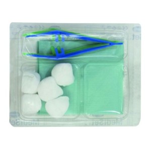 Sets de soins - Set de soins Mediset N°4 | Avec Champ de soins - Pinces - Tampons