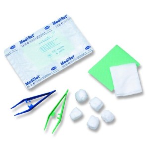 Sets de soins - Set de soins Mediset N°24 | Avec Champ - Pince - Tampon - Compresse