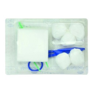 Sets de soins - Set Mediset N°155 | Kocher - Tampons - Compresses - Pinces