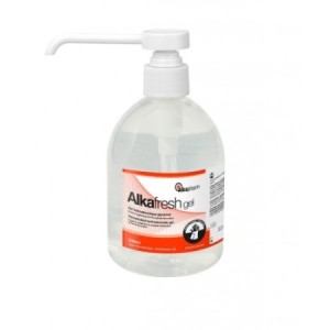 Hygiène des mains - ALKAFRESH 500 ml Gel hydroalcoolique avec pompe