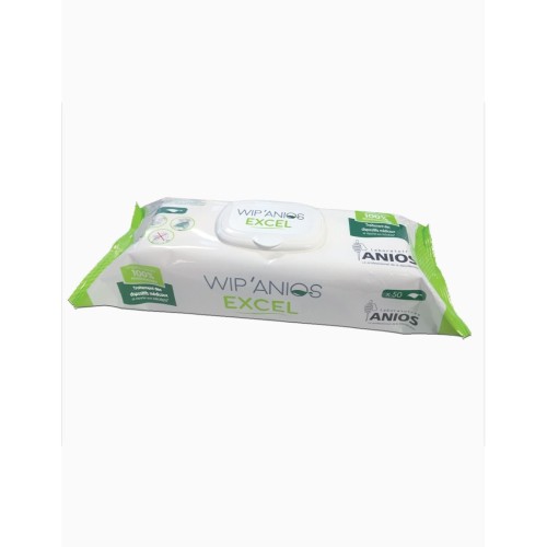 Lingettes Wip’ANIOS Excel Paquet de 100 lingettes 180 x 220 mm