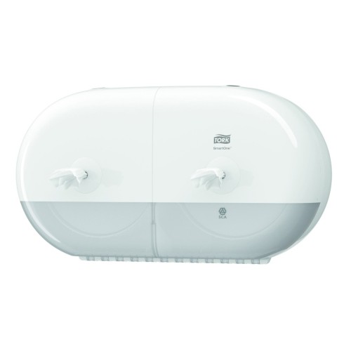 Distributeur Tork SmartOne Mini Double pour papier toilette rouleau