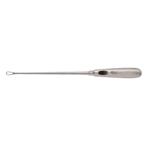 Curette de Recamier tranchante 30 cm x 12 mm