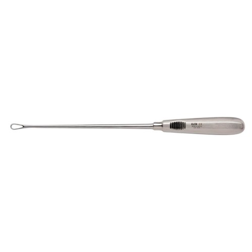 Curette de Recamier tranchante 30 cm x 16 mm