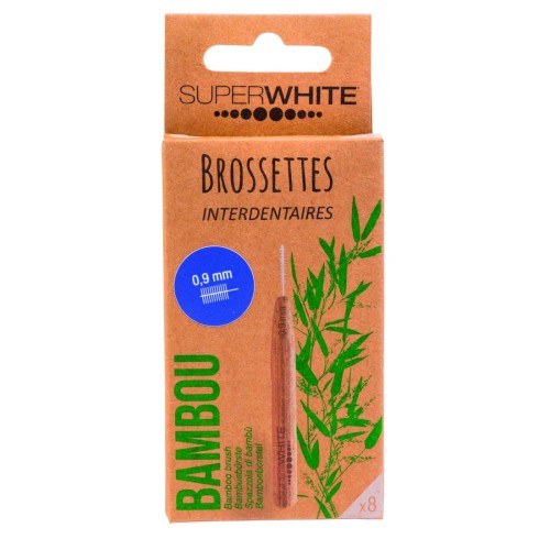 Brossette interdentaire en bambou X8 0,9 mm