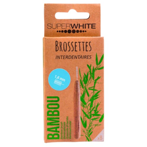 Brossette interdentaire en bambou X8 1,6 mm