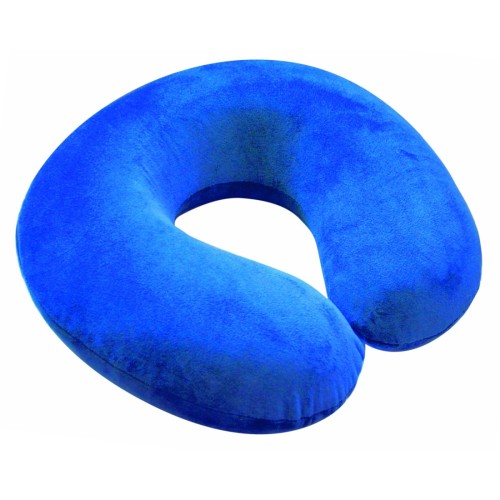 Coussin de nuque à mémoire de forme Bleu