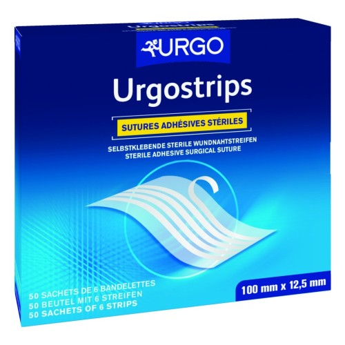 Sutures Cutanées Adhésives | Pansement URGOSTRIPS - 50 sachets