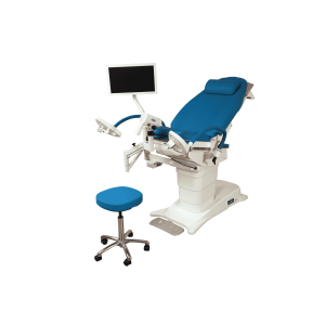 Divans, tables et fauteuils d'examen - Table Gynécologique gMotio Connect - Colposcope intégré