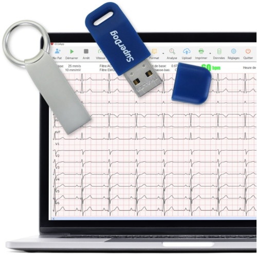 Logiciel pour PC-ECG/Cardiomate -  Electrocardiographe numérique - Spengler