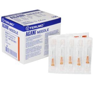 Aiguilles - Aiguille hypodermique Agani 25G - Orange - Boîte de 100