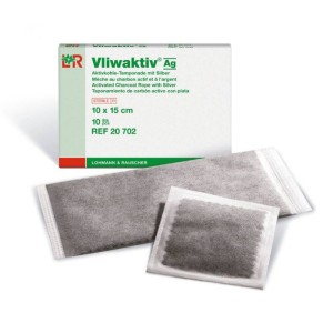 Pansements - Compresse Absorbante - Charbon Actif | Vliwaktiv® + AG