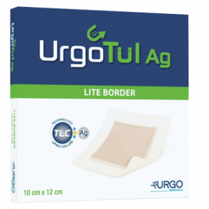 Pansements - Pansement Hydrocolloïde Sels d'argent Étanche | Urgotul AG Lite Border