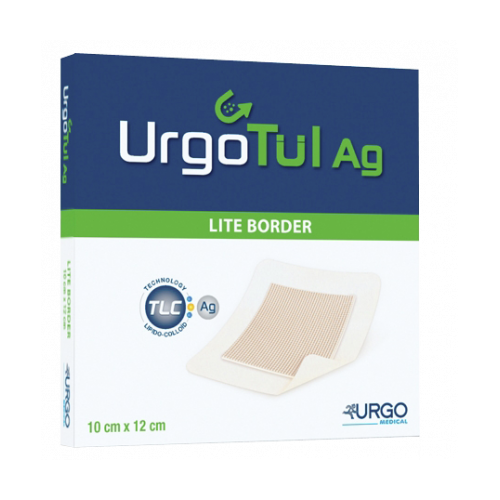 Pansement Hydrocolloïde Sels d'argent Étanche | Urgotul AG Lite Border