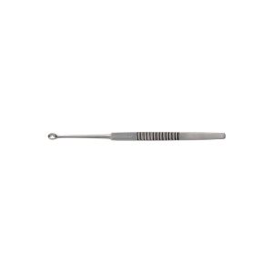 Curettes et canules - Curette de Besnier fine fenêtrée 14 cm x 7 mm