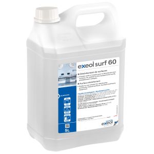 Hygiène des surfaces - Désinfectant détergent Exeol Surf 60 - Surface et Dispositifs médicaux