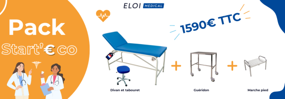 Guide d’achat - Pack complet table d’examen médical Promotal – Start’ECO - 100% Made in France