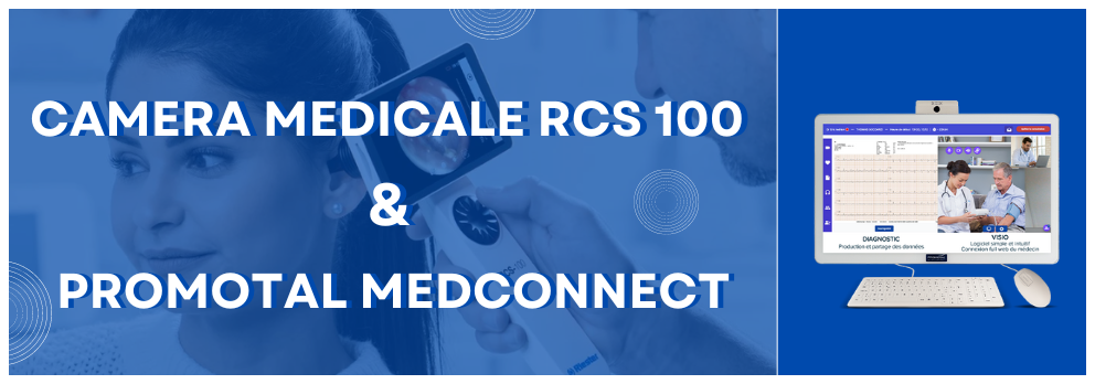 Otoscope/Dermatoscope Connecté : Caméra Médicale RCS-100 Riester